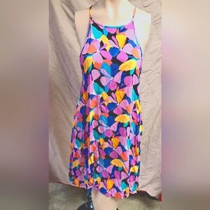Eidon by Body Glove Sarah Dress in Lagoon/Tropical Paradise print, size Small